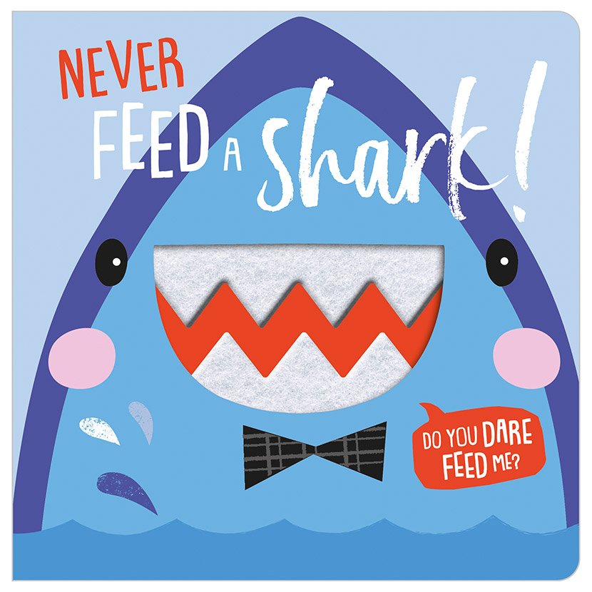 First Spread of Never Feed a Shark (9781788436847)