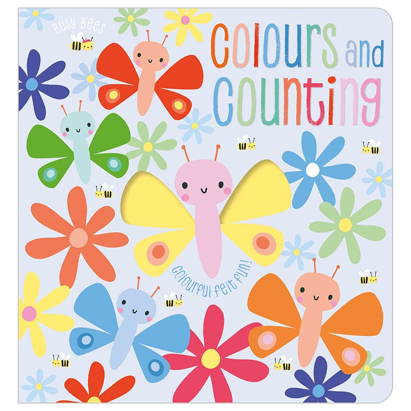 First Spread of Busy Bees Colours and Counting (9781788436861)