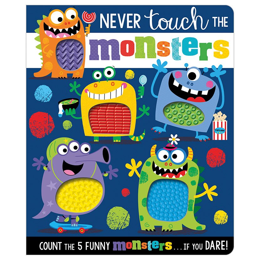 First Spread of Never Touch the Monsters! (9781789477474)