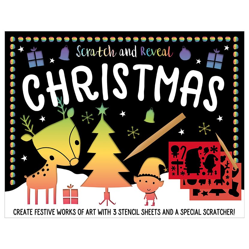 First Spread of Scratch and Reveal Christmas (9781788438674)