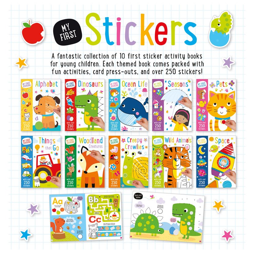 First Spread of My First Stickers 10 Set Assortment (9781836422464)