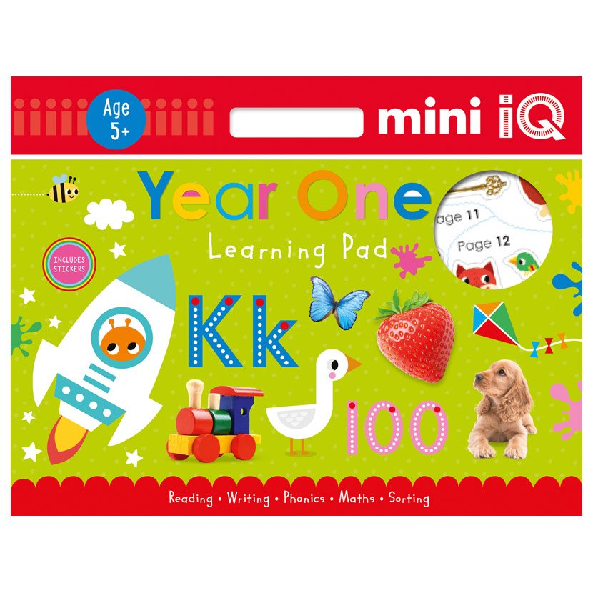 First Spread of Mini iQ Year 1 Learning Pad (9781836423089)