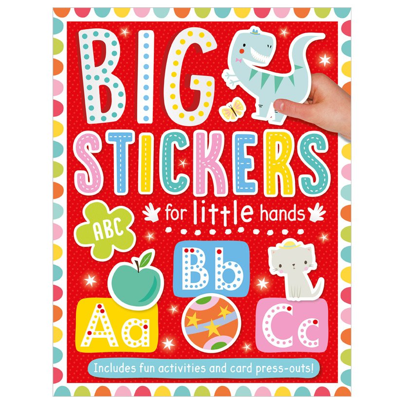 First Spread of Big Stickers for Little Hands ABC (9781800581791)