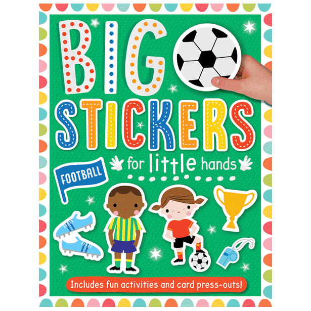 Cover of Big Stickers for Little Hands Football (9781803370118)
