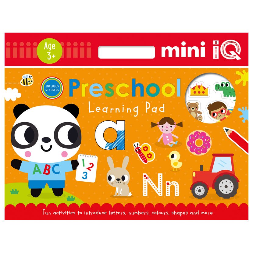 First Spread of Mini iQ Preschool Learning Pad (9781836423041)