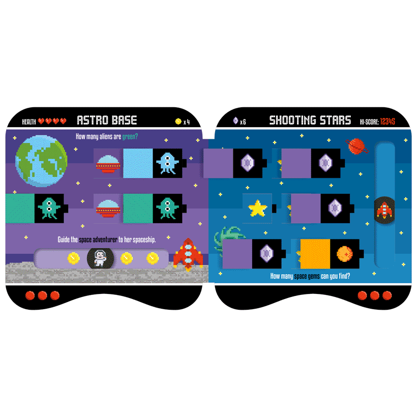 Second spread of Mini Gamer (9781805442141)