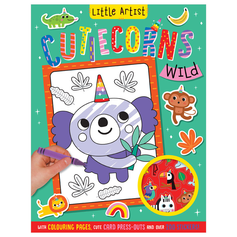 Little Artist Cutiecorns Wild Colouring Book