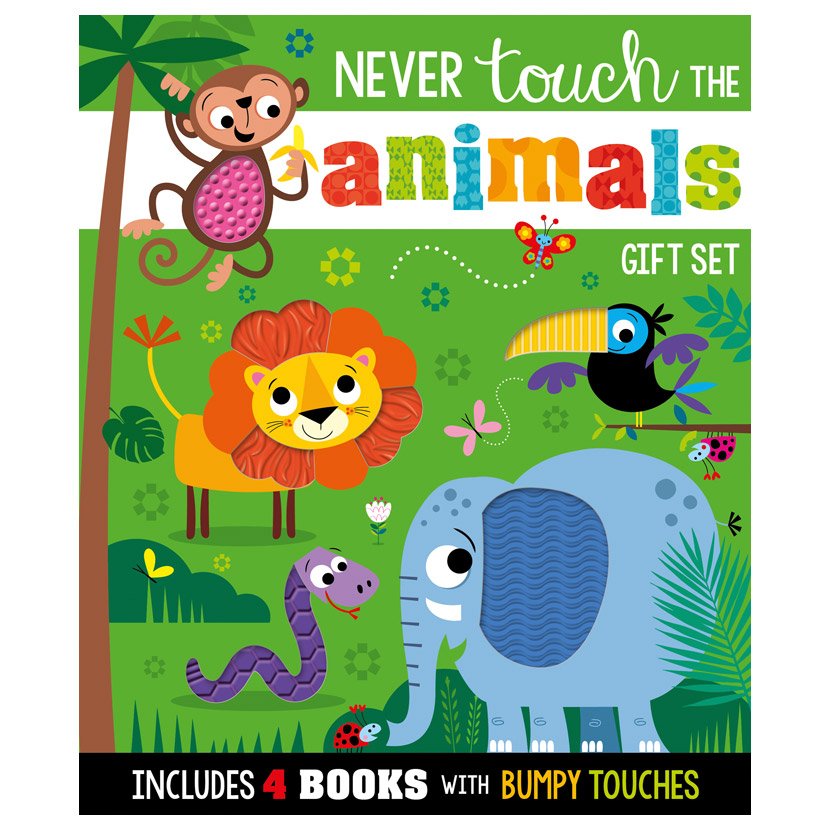 First Spread of Never Touch The Animals Gift Set (9781805446804)