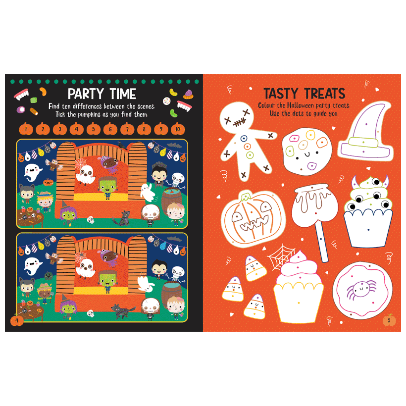 Halloween Party Activity Book