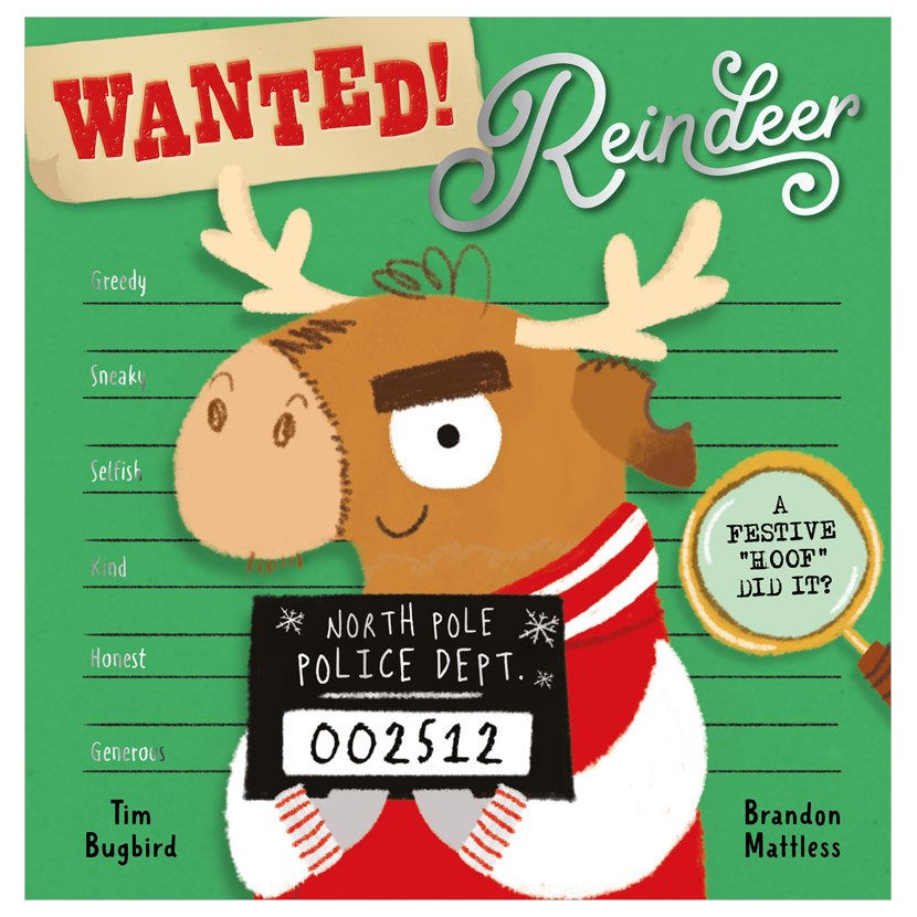 First Spread of Wanted! Reindeer (9781805441724)