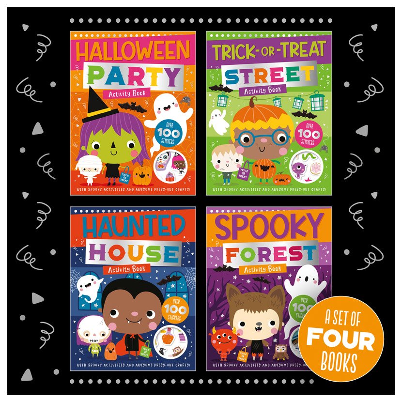 First Spread of Halloween Activity Pack (9781805443070)
