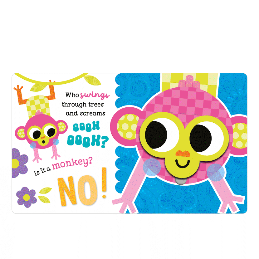 Second spread of Groovy Baby Peekaboo It's You! (9781836422532)