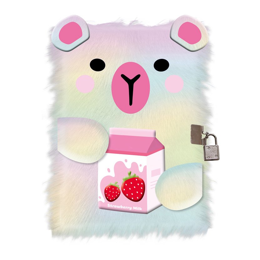 First Spread of Strawberry Milk Capybara Diary (9781836425083)