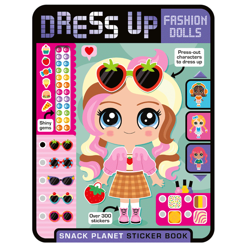 Cover of Dress Up Fashion Dolls Snack Planet (9781836423188)