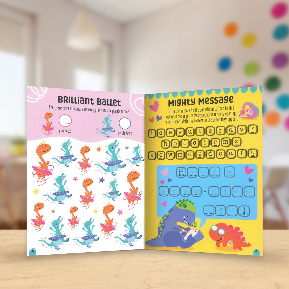 Fierce and Fabulous Dinosaurs Activity Book