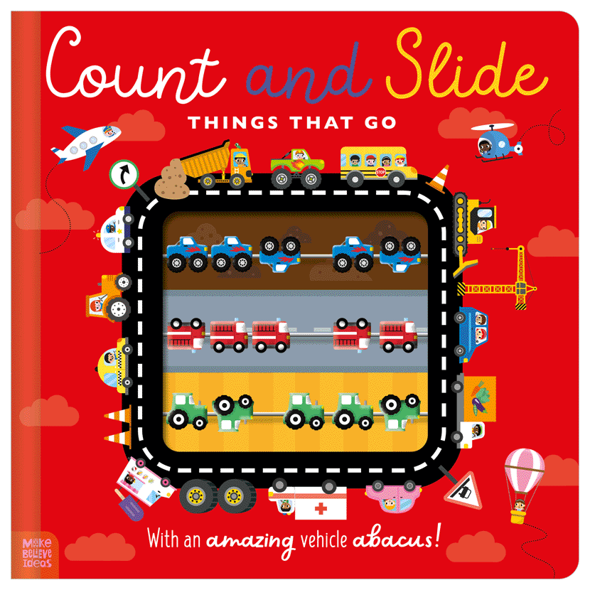 Cover of Count and Slide Things That Go (9781836424642)