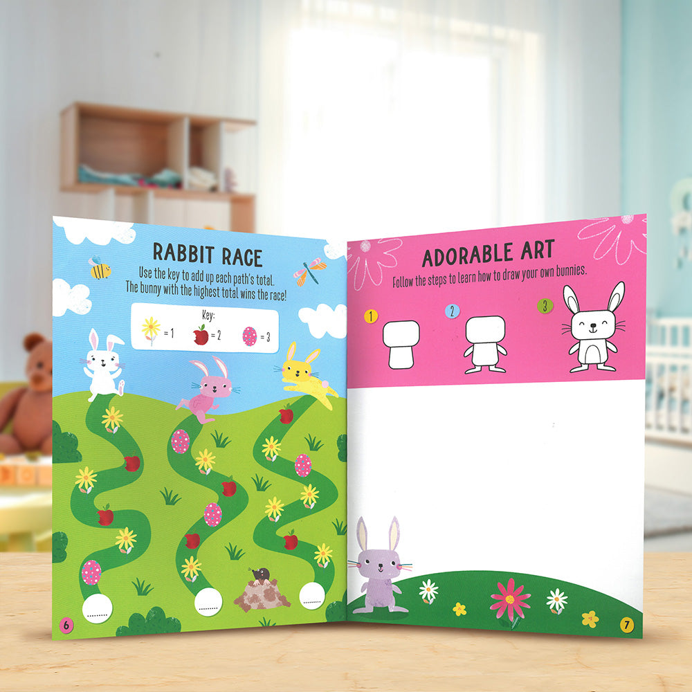 Hoppy Bunnies Activity Book