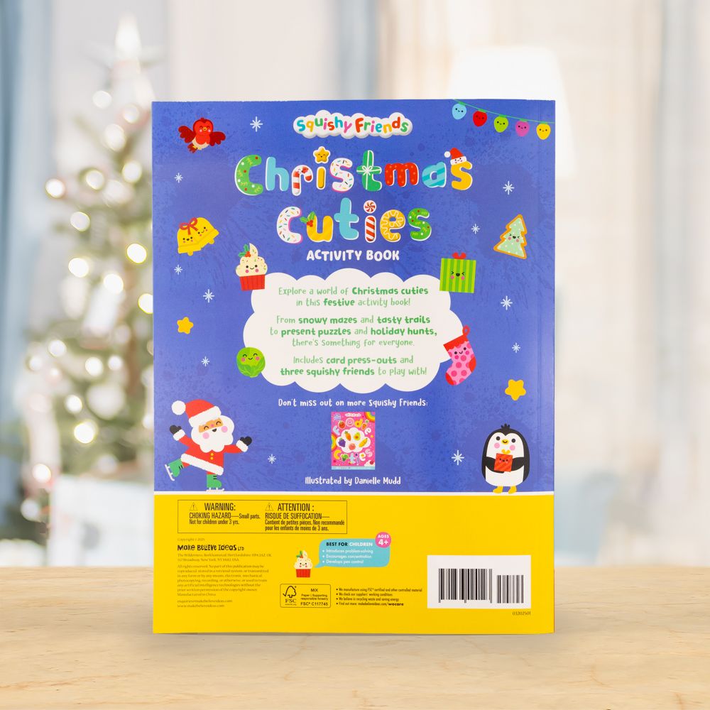 Squishy Friends: Christmas Cuties Activity Book