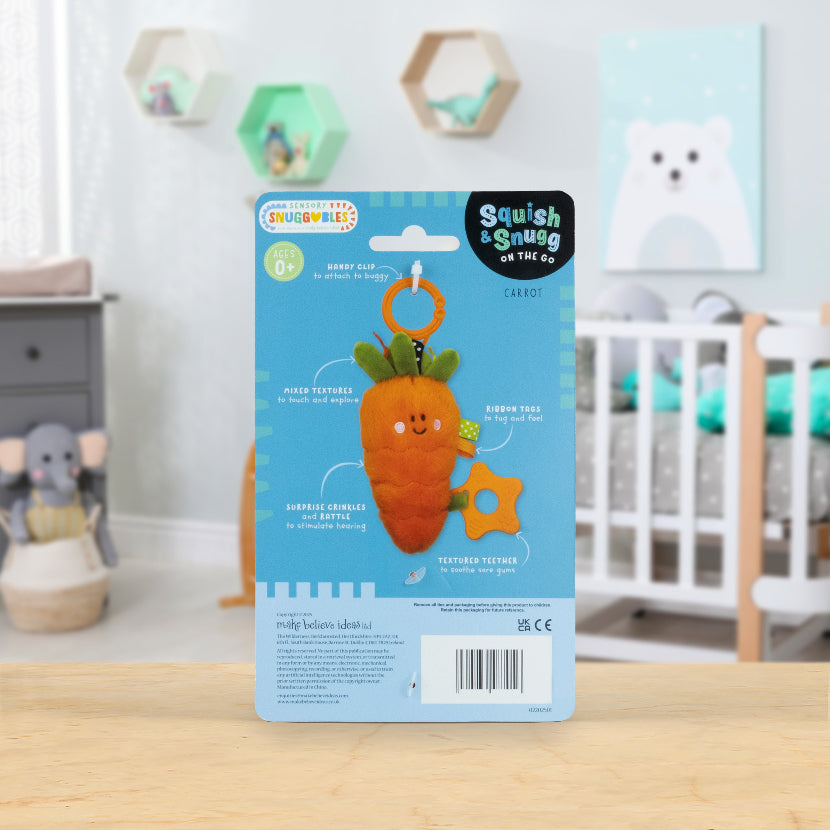 Squish and Snugg On The Go Carrot