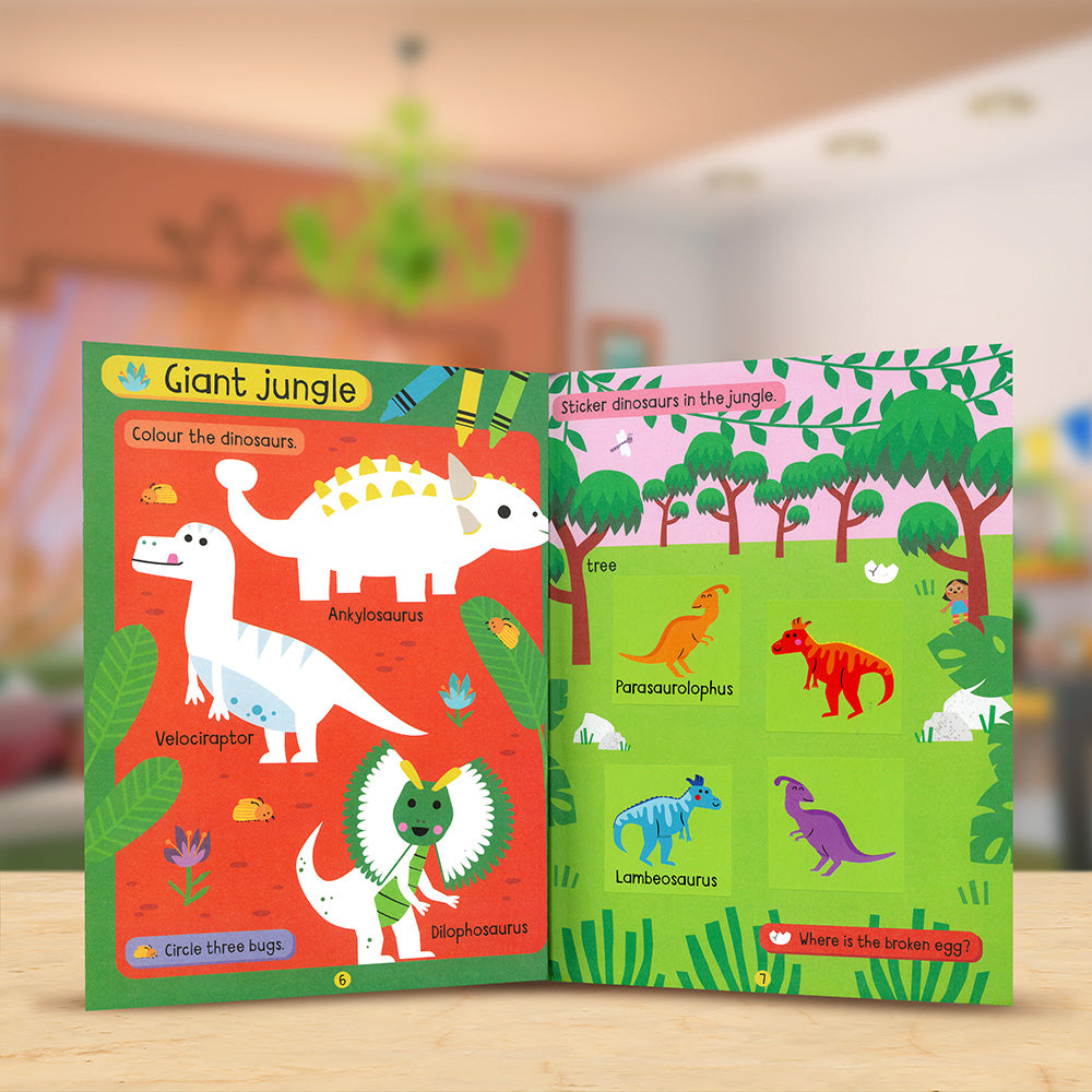Big Stickers for Toddler Hands: Dinosaurs