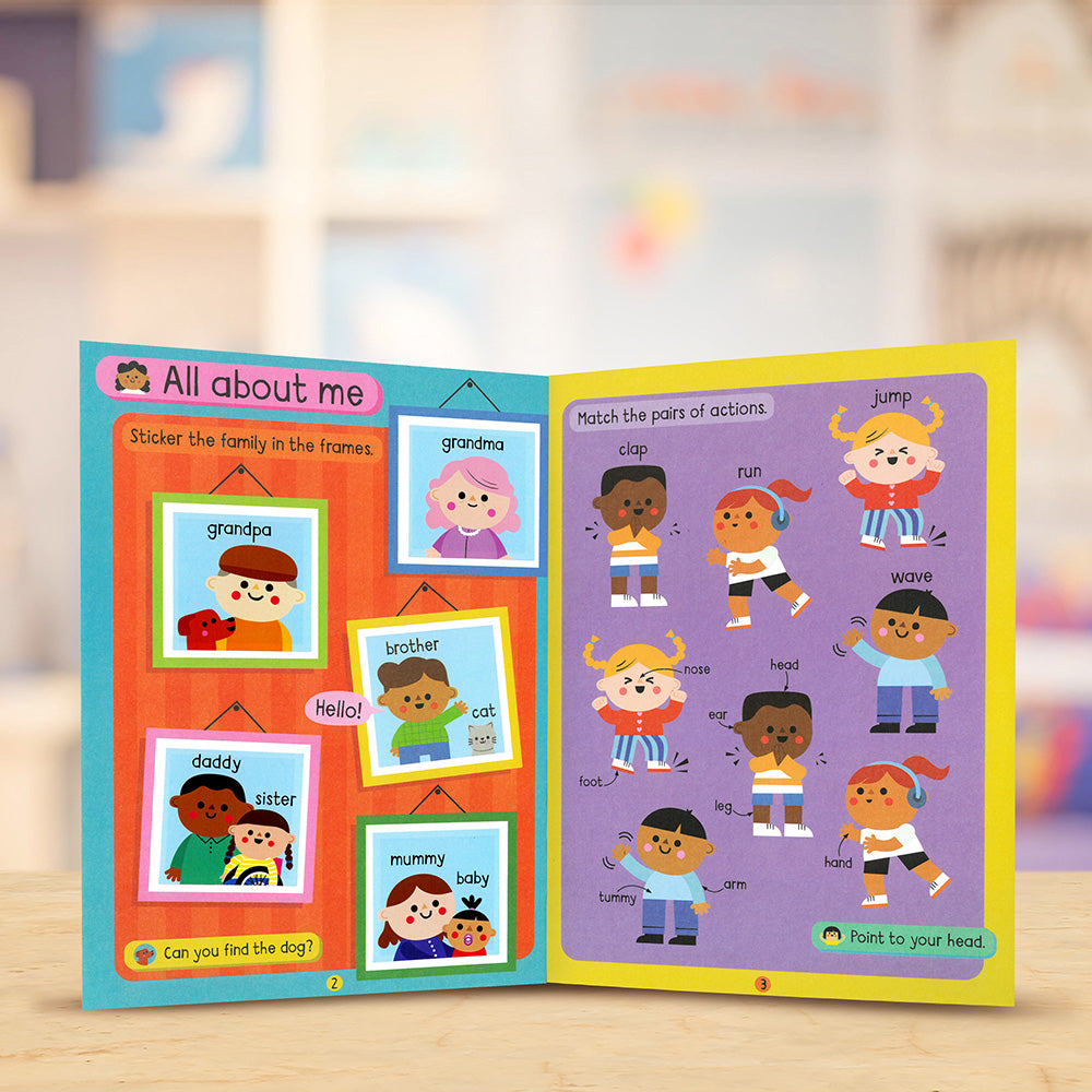 Big Stickers for Toddler Hands: First Words