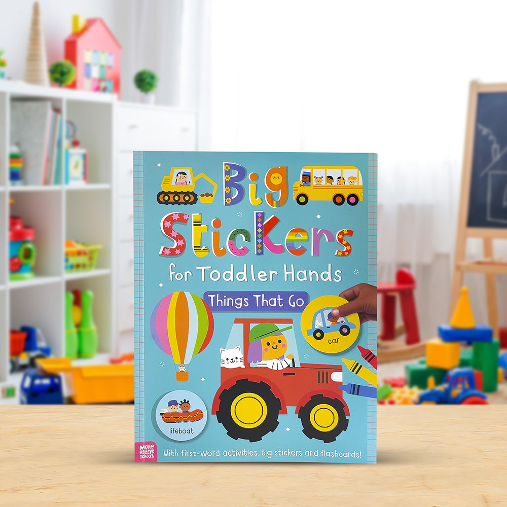 Big Stickers for Toddler Hands: Things That Go