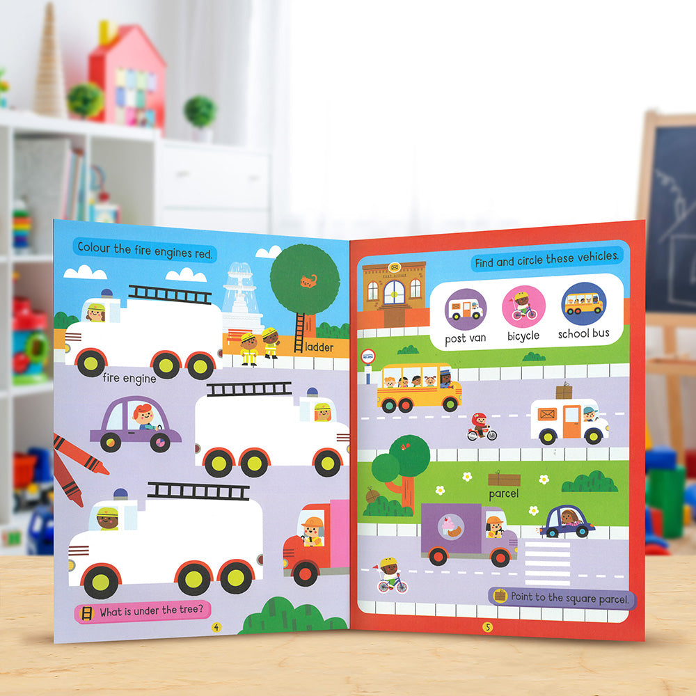 Big Stickers for Toddler Hands: Things That Go