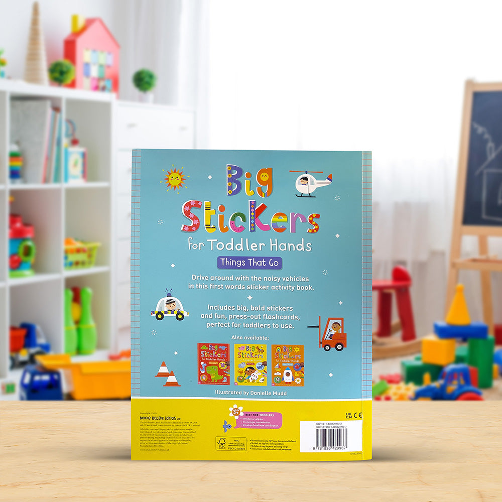 Big Stickers for Toddler Hands: Things That Go