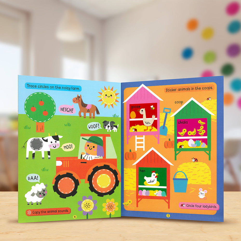 Big Stickers for Toddler Hands: Animals