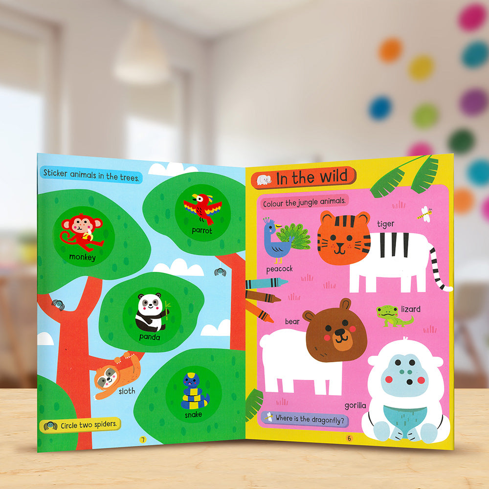 Big Stickers for Toddler Hands: Animals