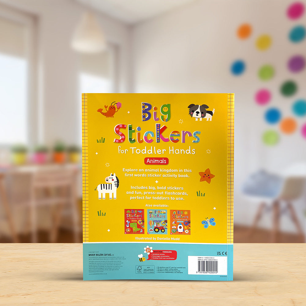 Big Stickers for Toddler Hands: Animals
