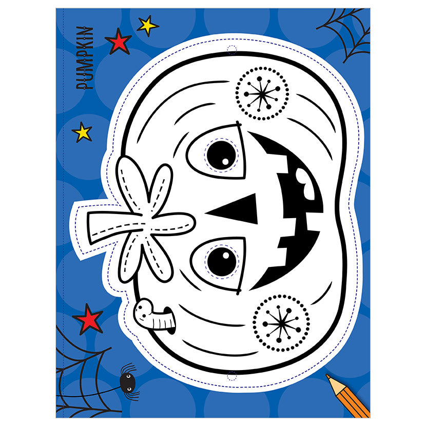 Halloween Masks Sticker Activity Fun