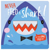 First Spread of Never Feed a Shark (9781788436847)