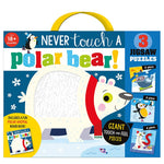 First Spread of Never Touch a Polar Bear Jigsaw (9781800580459)