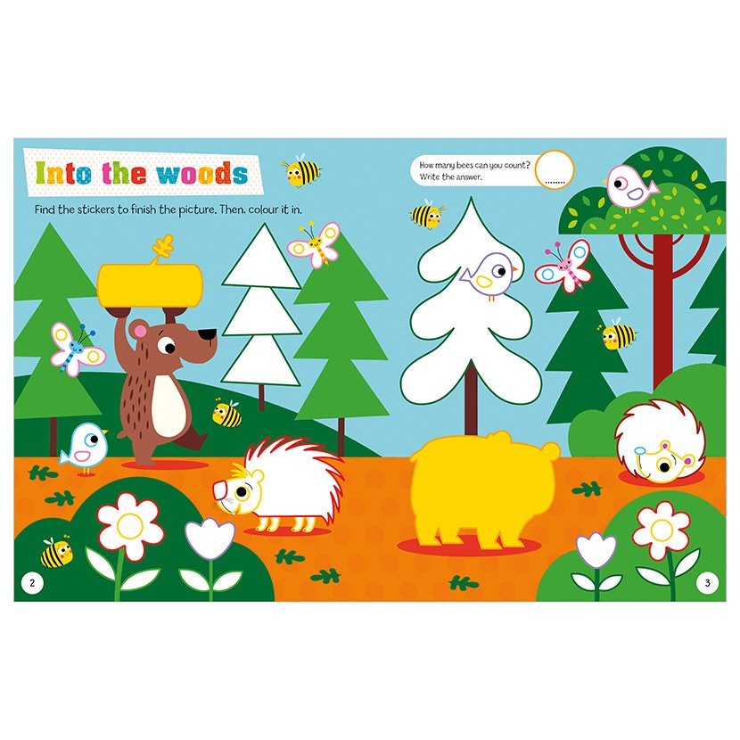 Never Touch a Hedgehog Sticker Activity Book