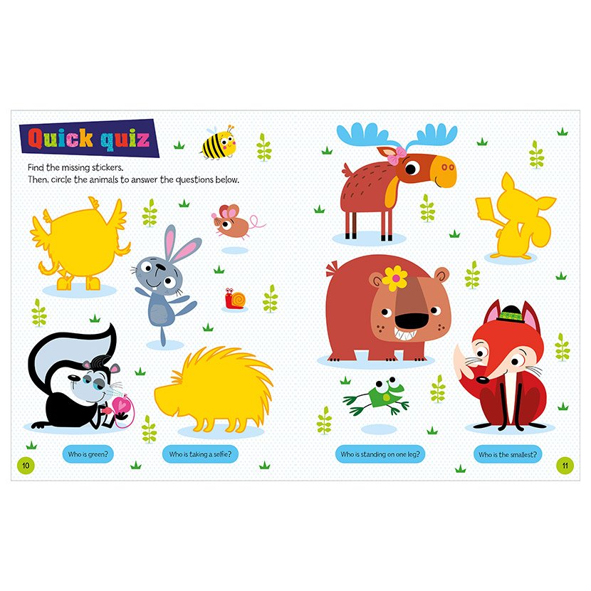Never Touch a Hedgehog Sticker Activity Book