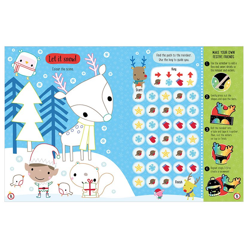 Scratch and Sparkle Christmas Activity Book
