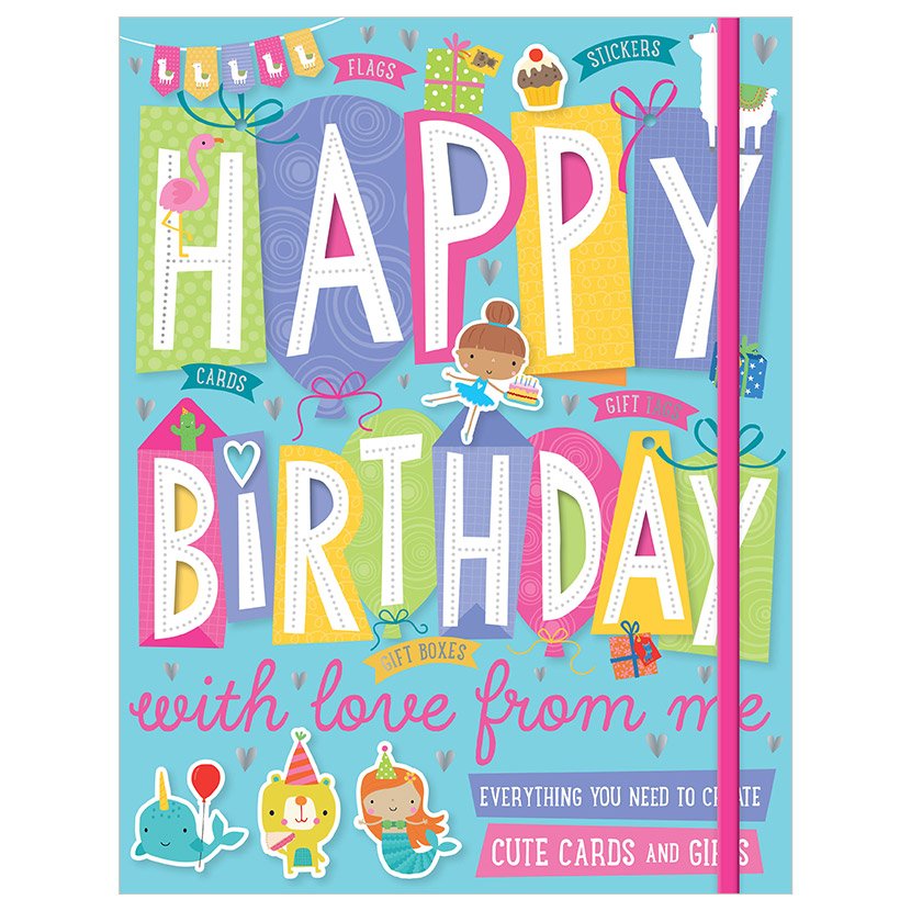 First Spread of Happy Birthday With Love From Me (9781788437189)