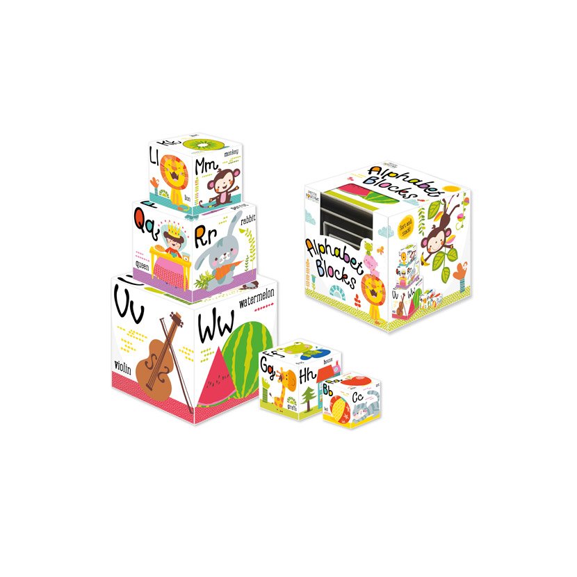 First Spread of Petite Boutique Alphabet Blocks (5060236481078)