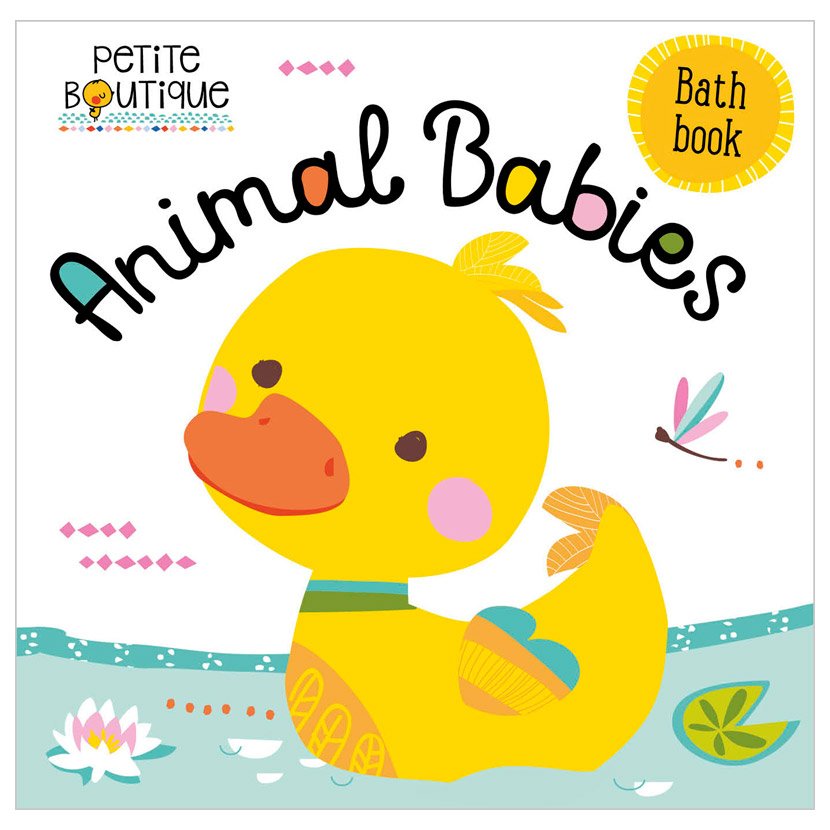 First Spread of Animal Babies Bath Book (9781786925121)