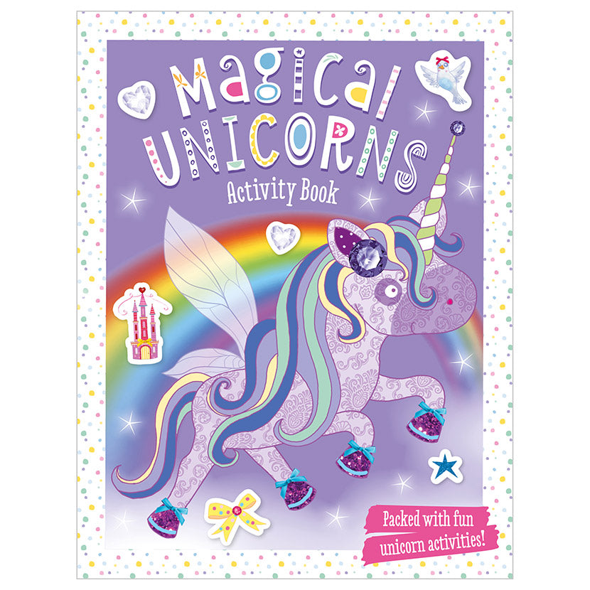 I Love Unicorns Sticker Activity Case