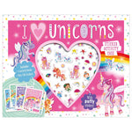 First Spread of I Love Unicorns Sticker Activity Case (9781800586628)