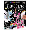First Spread of Scratch and Sparkle Unicorns Activity Book (9781788432832)