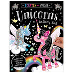 First Spread of Scratch and Sparkle Unicorns Activity Book (9781788432832)