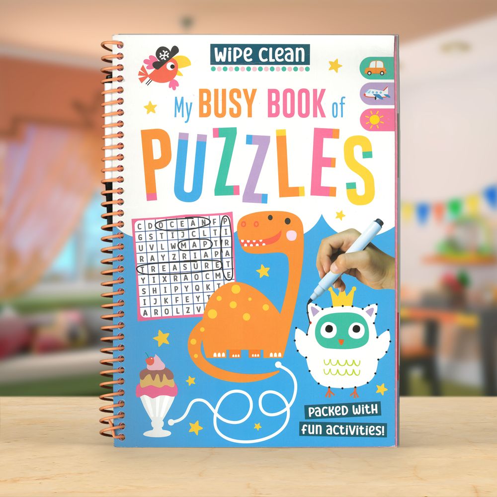 Wipe Clean: My Busy Book of Puzzles