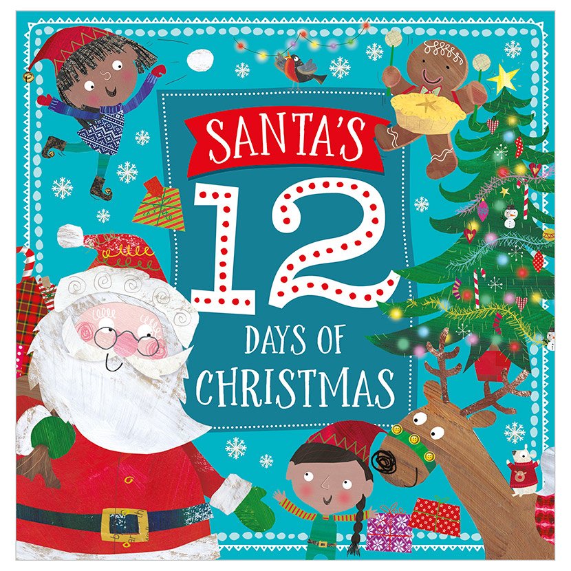First Spread of Santa's 12 Days of Christmas (9781786922434)
