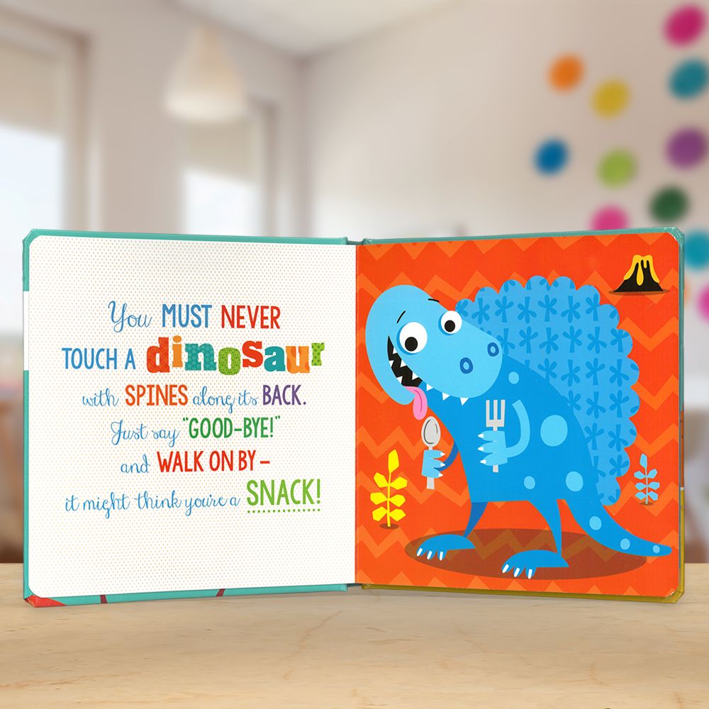 Never Touch a Dinosaur! Book and Plush