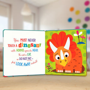 Never Touch a Dinosaur! Book and Plush