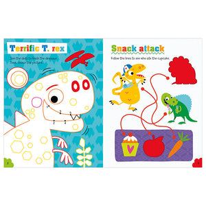 Never Touch a Dinosaur Sticker Activity Book