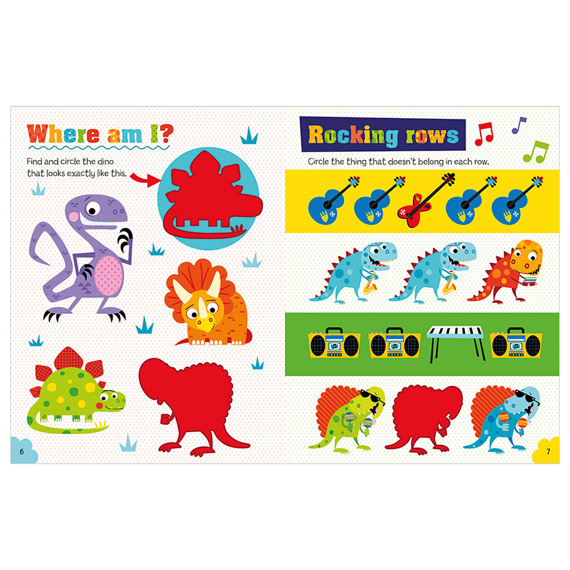 Never Touch a Dinosaur Sticker Activity Book